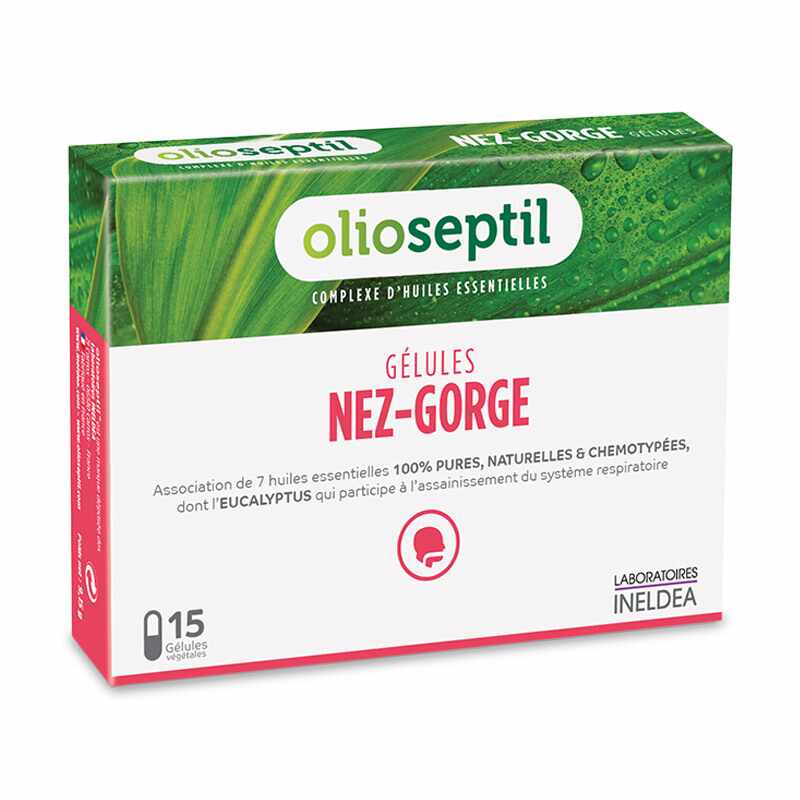 Olioseptil Nez-gorge (Nas -Gat) x 15 capsule