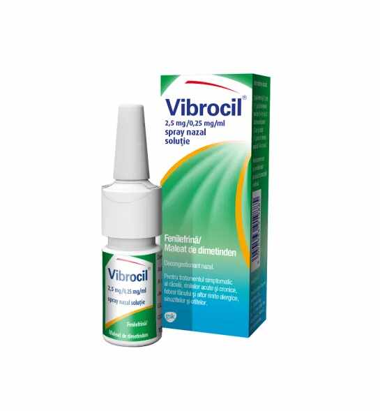Vibrocil spray nazal solutie, 15 ml, Gsk
