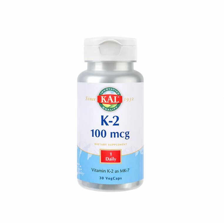 Vitamina K2 100 mcg Kal, 30 capsule