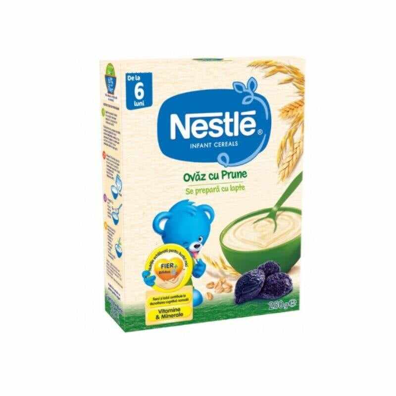 Cereale Nestlé® Ovaz cu Prune, 250g, de la 6 luni 