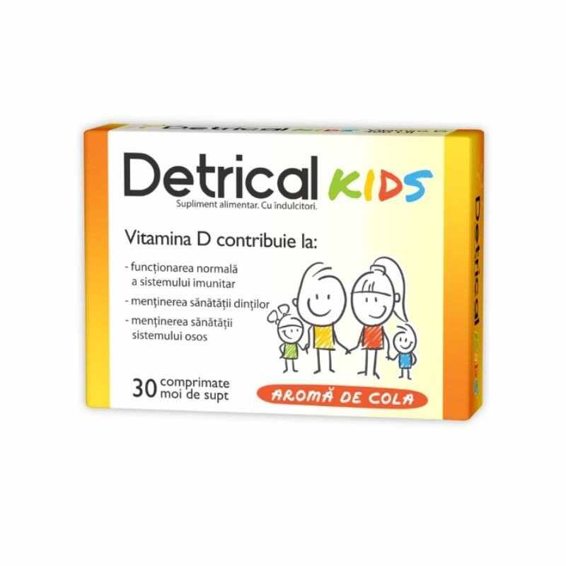 Detrical Kids D3 400 UI, 30 comprimate