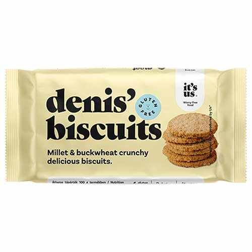 Biscuiti fara Gluten din Mei si Hrisca cu Cocos Denis 50gr It`S 