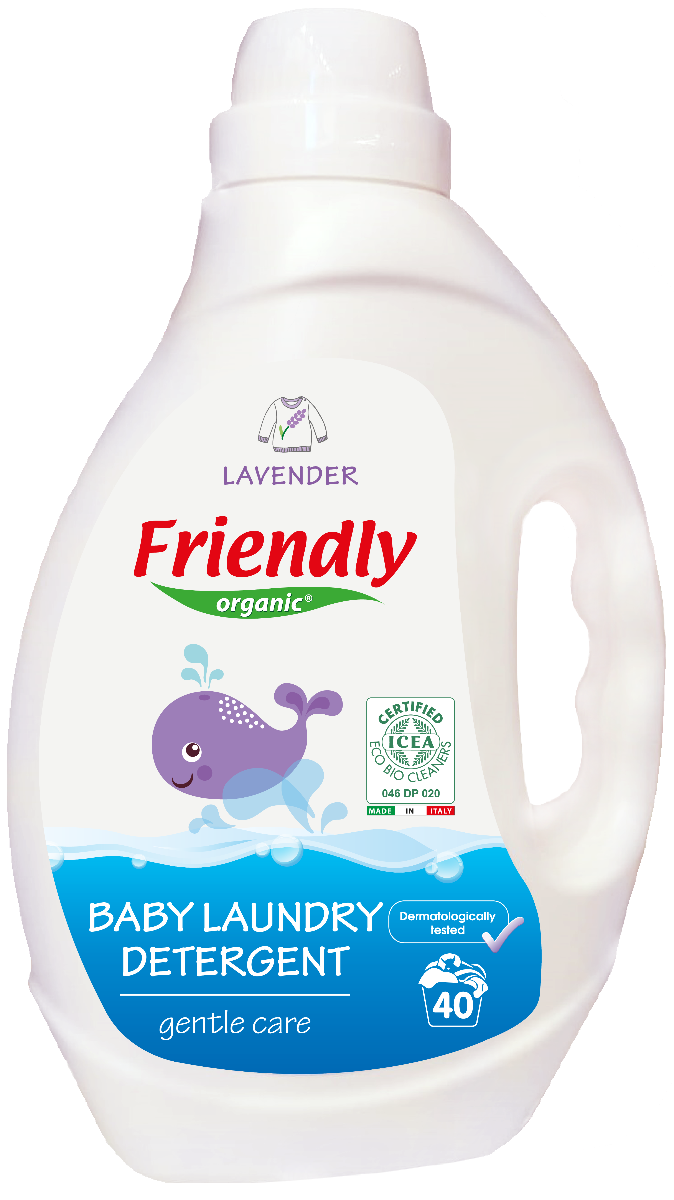 Detergent de rufe cu lavanda, 2000ml, Friendly Organic