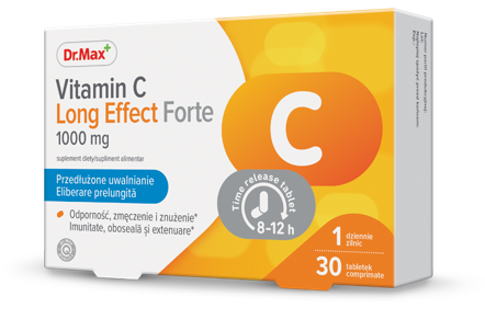 Dr.Max Vitamin C Long Effect Forte​, 30 comprimate