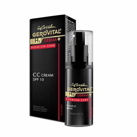 Crema CC SPF 10 H3 Derma+ Premium Care, 30ml, Gerovital