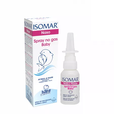 Spray nazal fara gaz cu apa de mare izotonica Baby, 30ml, Isomar