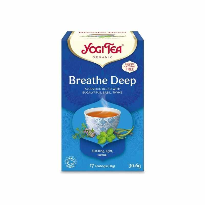 Yogi Tea Ceai Respiratie Profunda, 17 plicuri