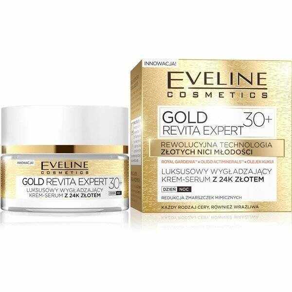Crema de zi si de noapte Gold Lift Expert 30+, 50ml, Eveline Cosmetics