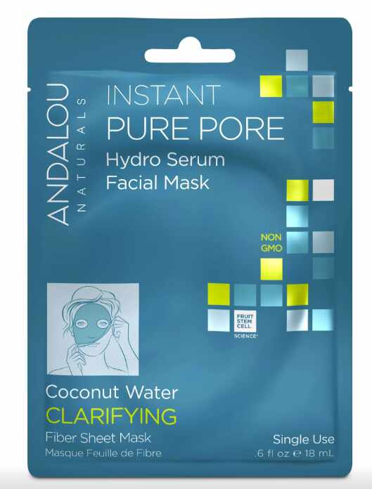 Masca celulozica pentru fata, Instant Pure Pore Hydro Serum Facial Mask, 18ml - Secom - Andalou