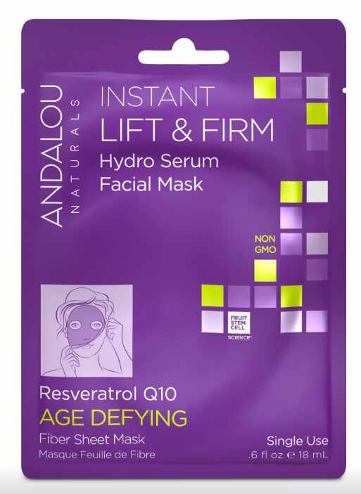 Masca Instant pentru fata, Lift and Firm Hydro Serum Facial Mask, 18ml - Secom - Andalou