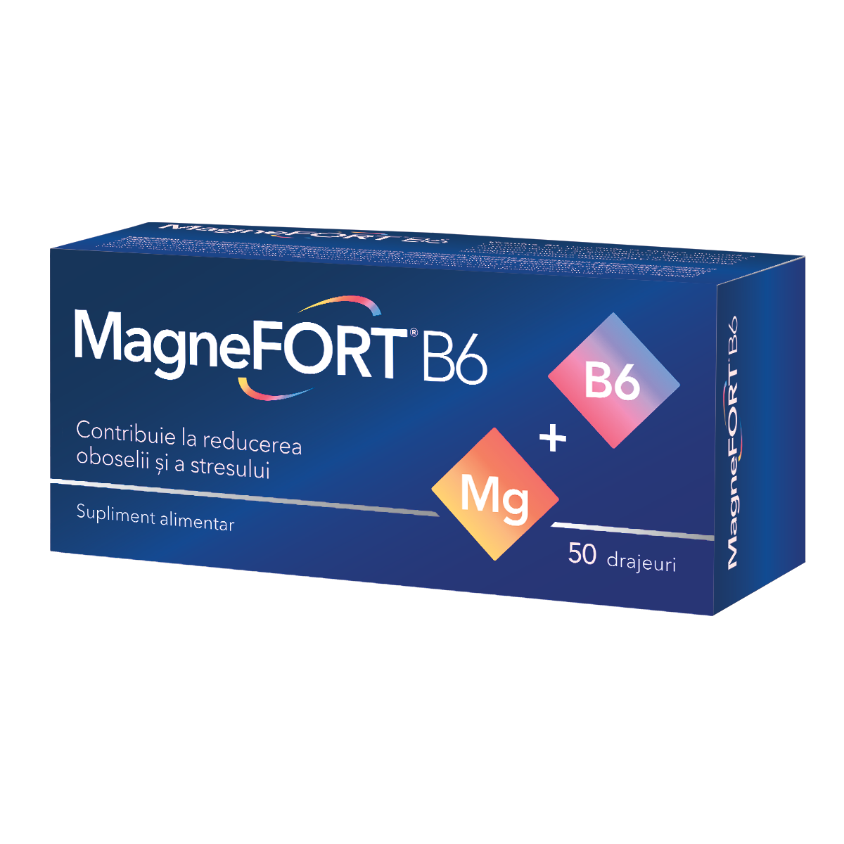 Biofarm, Magnefort Magneziu + Vitamina B6, 50 drajeuri