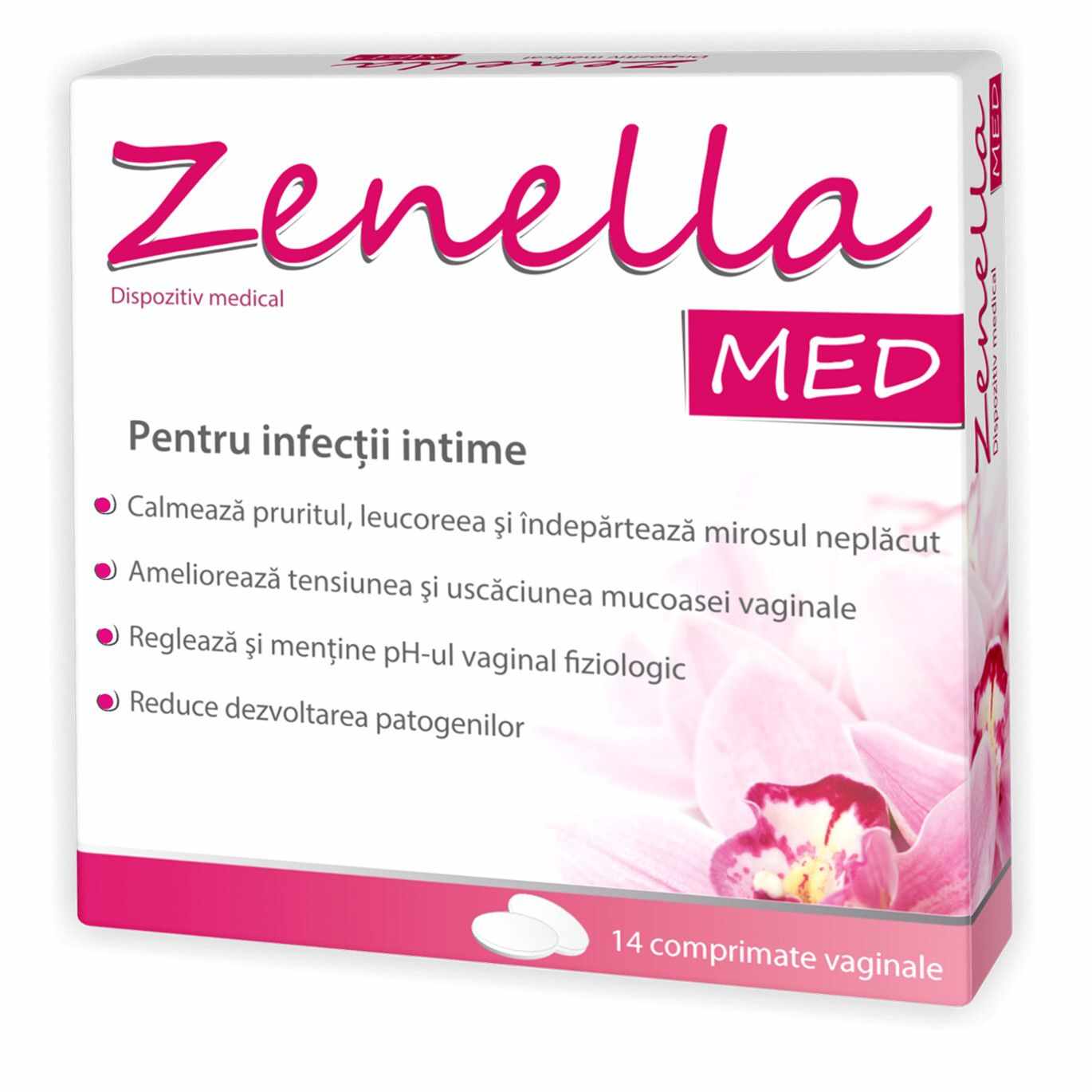Zdrovit Zenella med, 14 comprimate