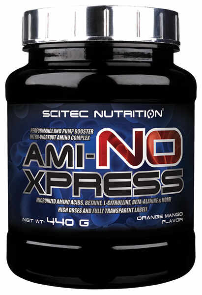 Ami-NO Xpress, Portocale și mango, Scitec Nutrition, 440 g