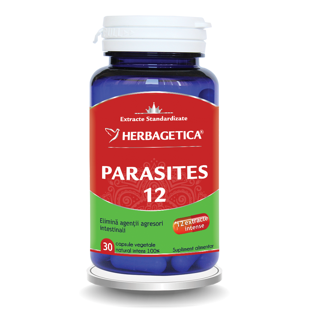 Herbagetica Parasites 12 Detox Forte 30 cps
