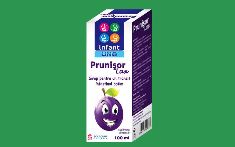 Infant Uno Prunișor lax, Solacium Pharma, 100 ml