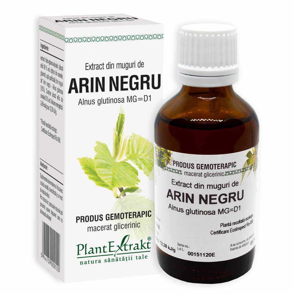 PlantExtrakt Extract din muguri de Arin Negru 50 ml