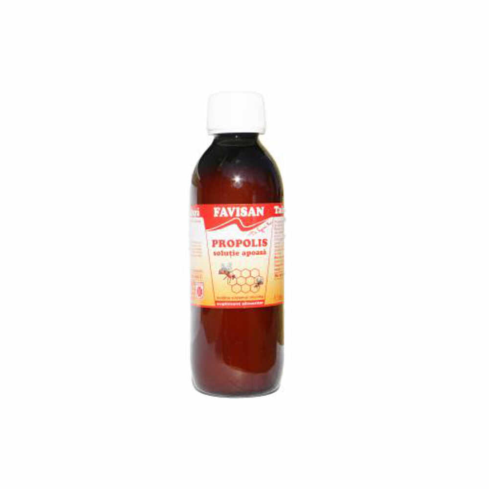 Propolis- Soluție Apoasă (fără alcool), Favisan, 250 ml