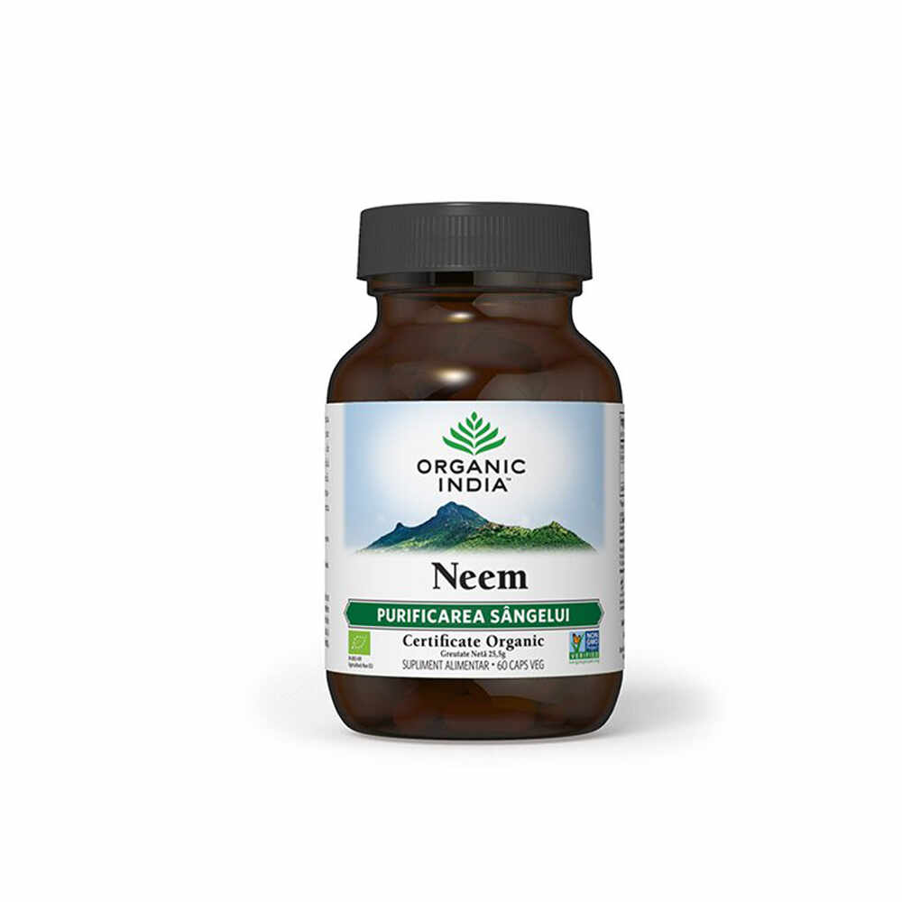 Supliment alimentar Neem - Antibiotic Natural, 60 cps