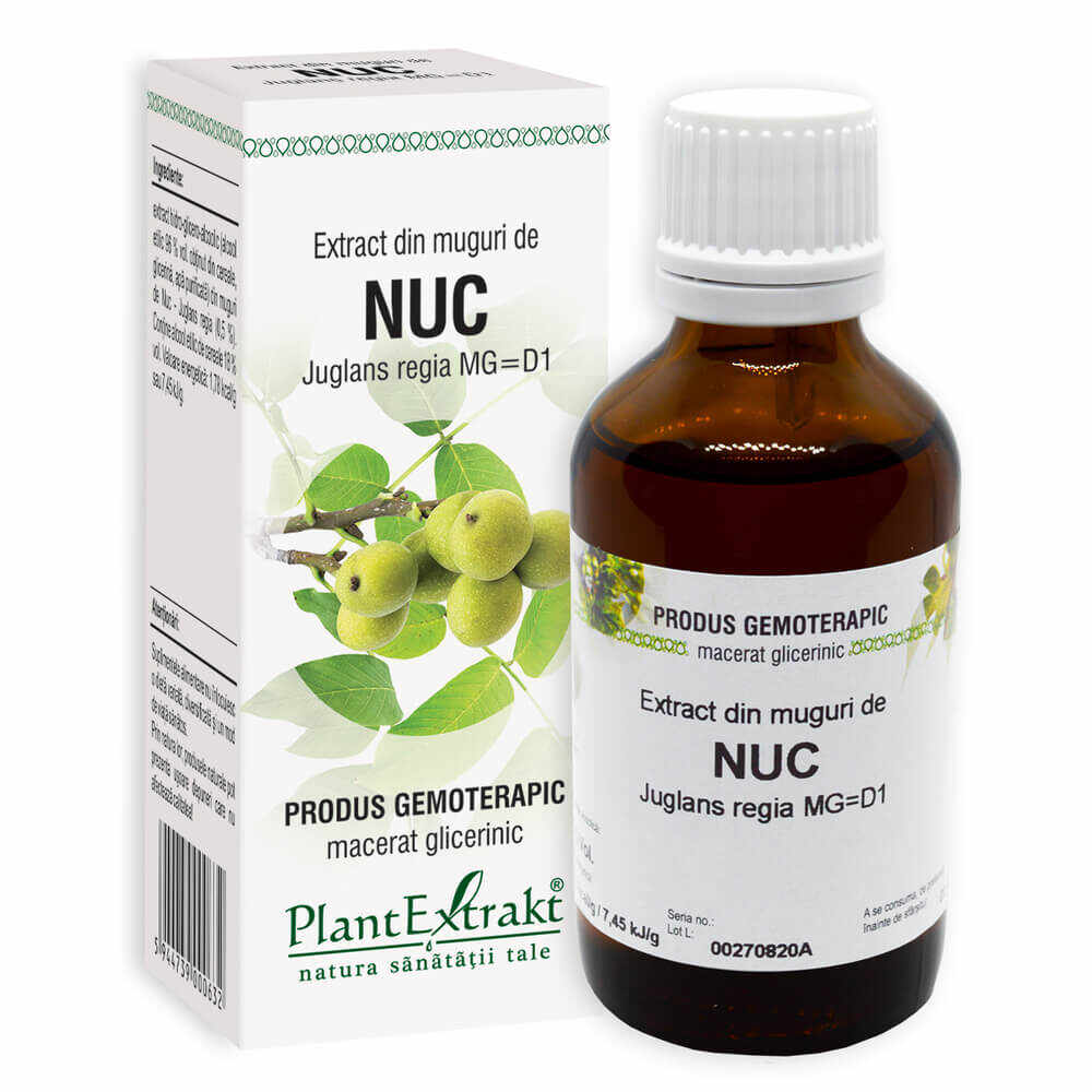 Extract din muguri de Nuc, PlantExtrakt, 50 ml