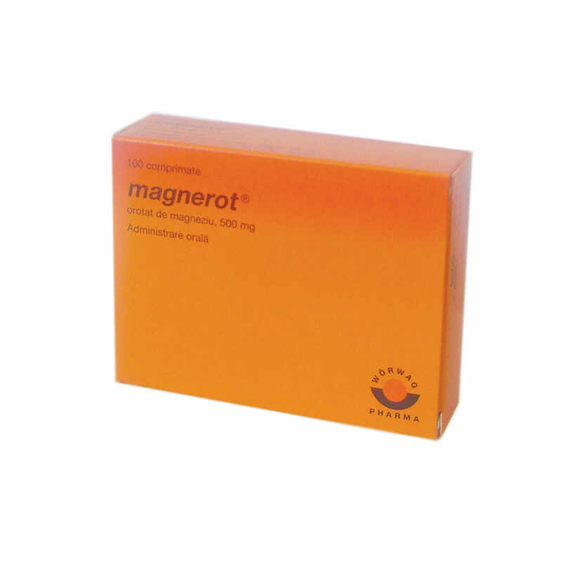 Magnerot 500 mg, Worwag Pharma, 100cpr