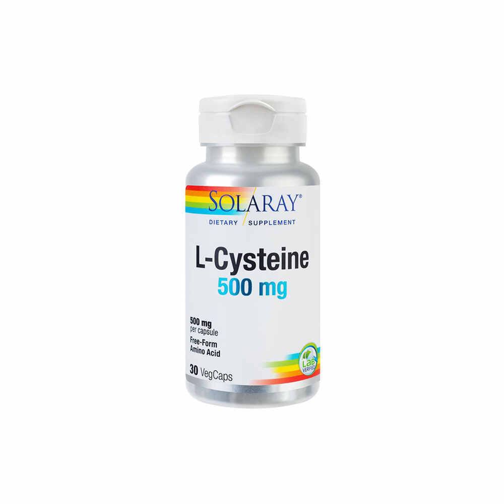 Secom, L-Cysteine 500 mg, 30 cps