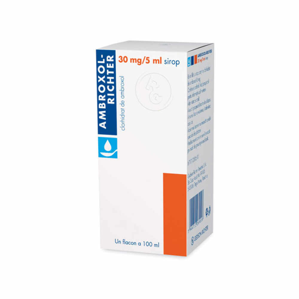Ambroxol 30 mg/5ml- sirop, Gedeon, 100 ml