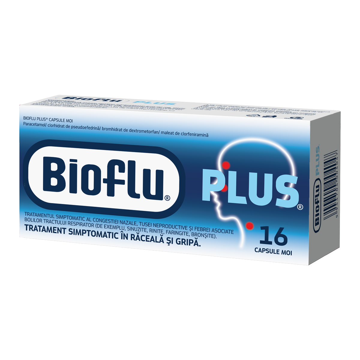 Bioflu Plus, Biofarm, 16cps