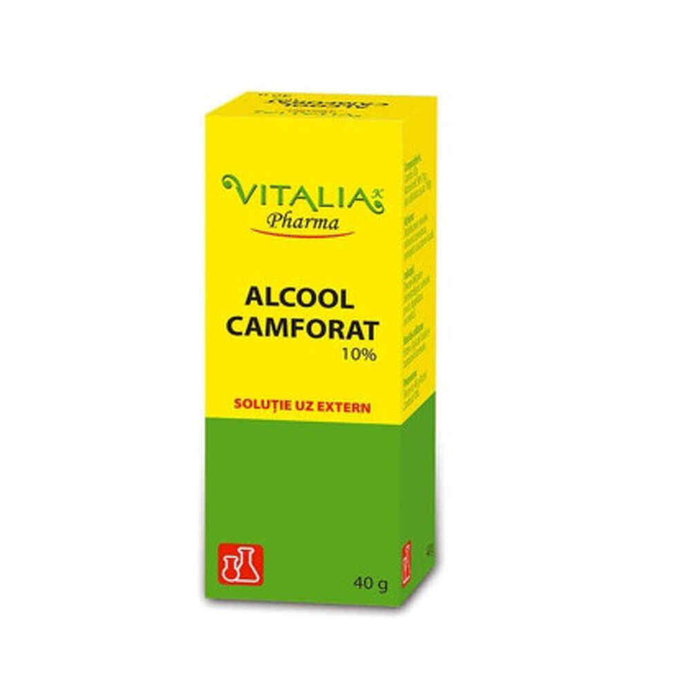 Alcool Camforat 10%, Vitalia, 40 g
