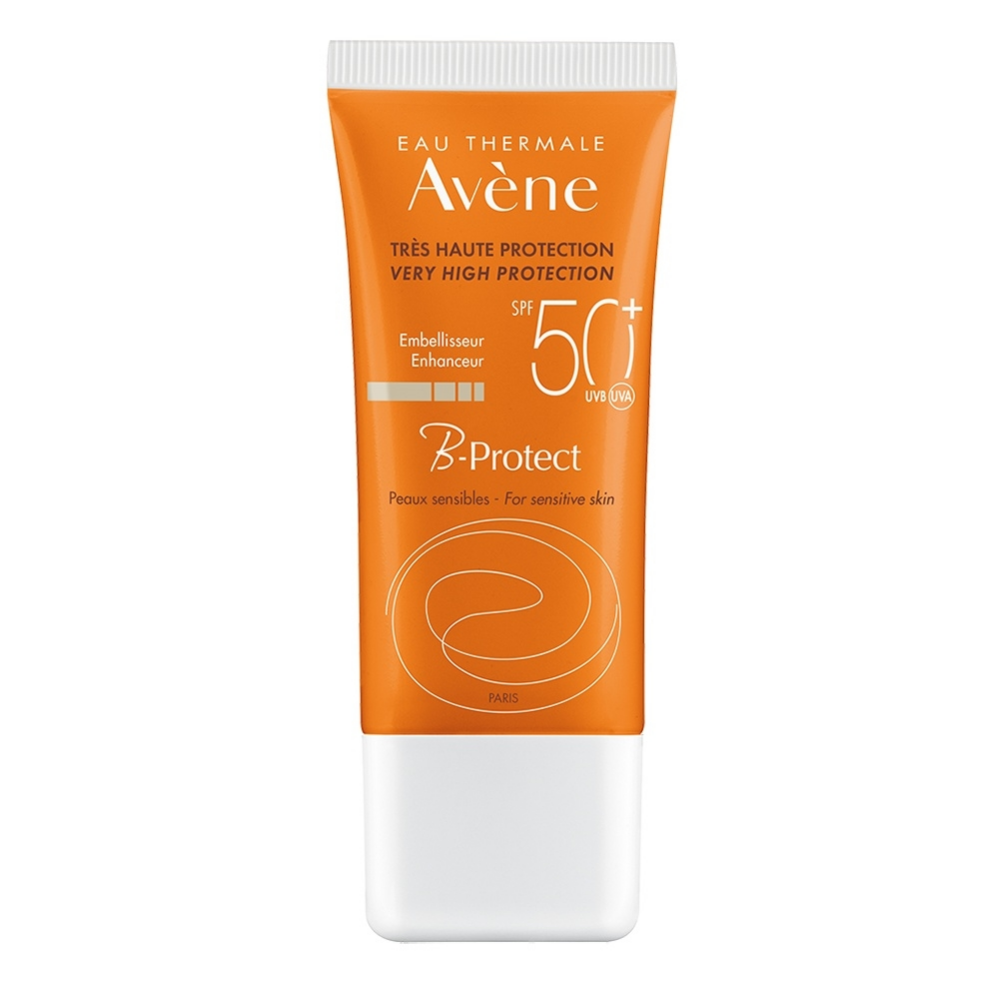 Crema de fata cu protectie solara B-Protect SPF 50+ pentru ten sensibil, Avene, 30 ml