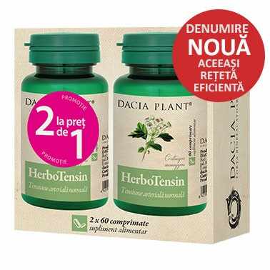 HerboTensin, Dacia Plant, 60 cpr 1+1 Gratis
