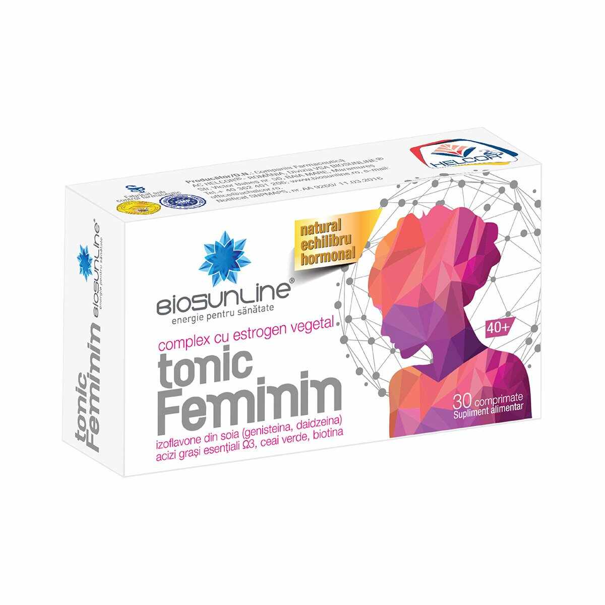 Tonic Feminin, BioSunLine, 30 comprimate