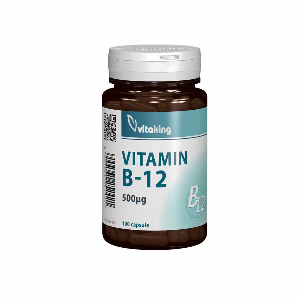 Vitaking, Vitamina B12 500 mcg, 100 cpr