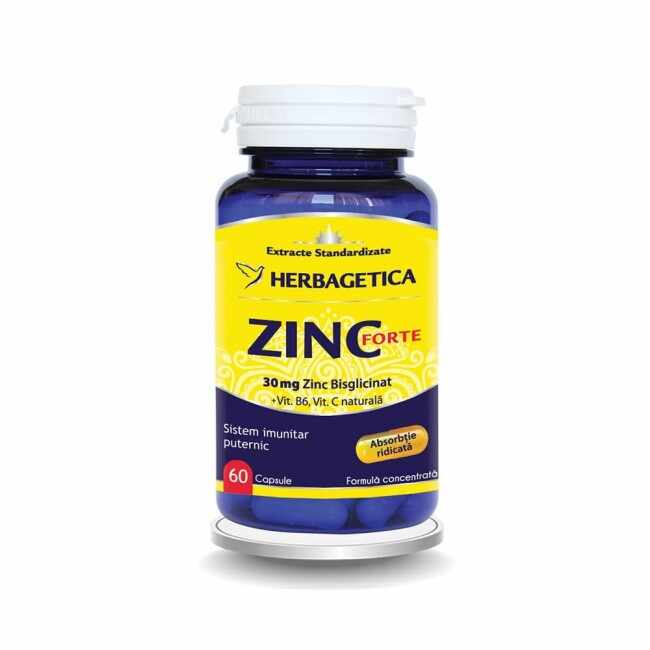 Herbagetica Zinc Forte 60 cps