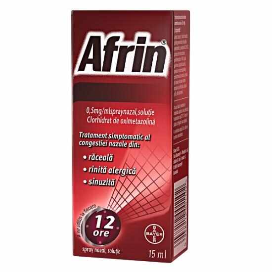 Afrin 0.5mg/ml spray nazal-sol*1fl*15ml, Bayer