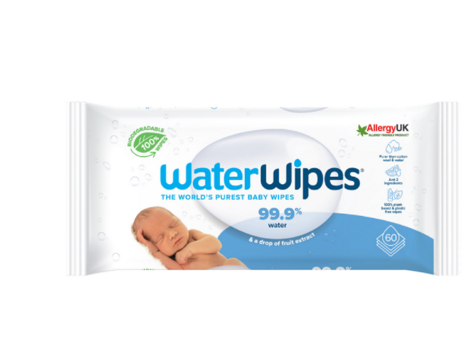 Servetele umede Water Wipes Bio pentru bebelusi, 60 buc