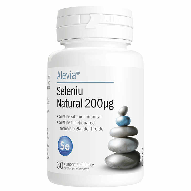 Alevia Seleniu Natural 200 µg 30 comprimate