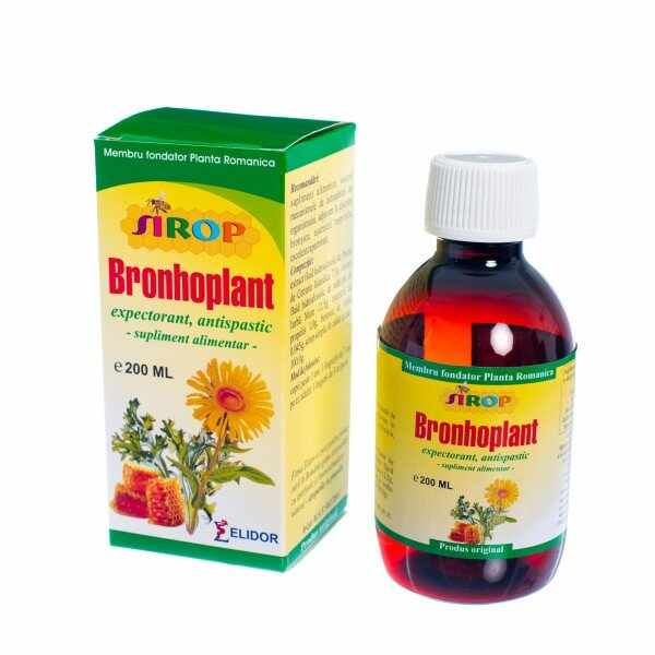 Bronhoplant Sirop, Elidor, 200 ml