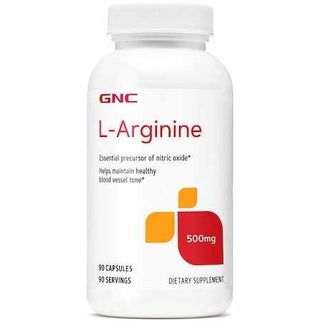 GNC L-Arginine 500 mg, L-Arginina, 90 cps