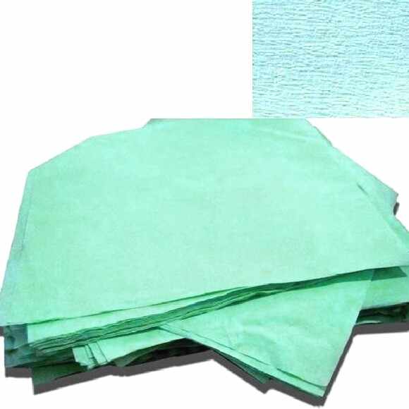 Hartie creponata pentru sterilizare Prima, autoclav/EO, verde, 120 x 120cm, 125 buc