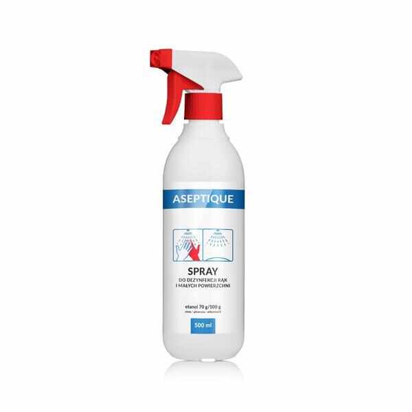 Spray antibacterian pentru maini, Organique, 500 ml