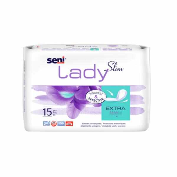 Absorbante Urologice pentru Incontinenta Urinara Femei - Seni Lady Slim Extra, 15 buc