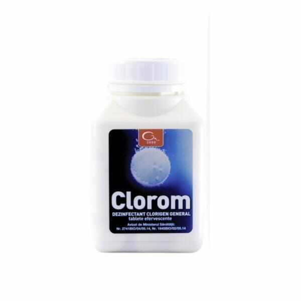Clorom dezinfectant pentru suprafete 50 tablete