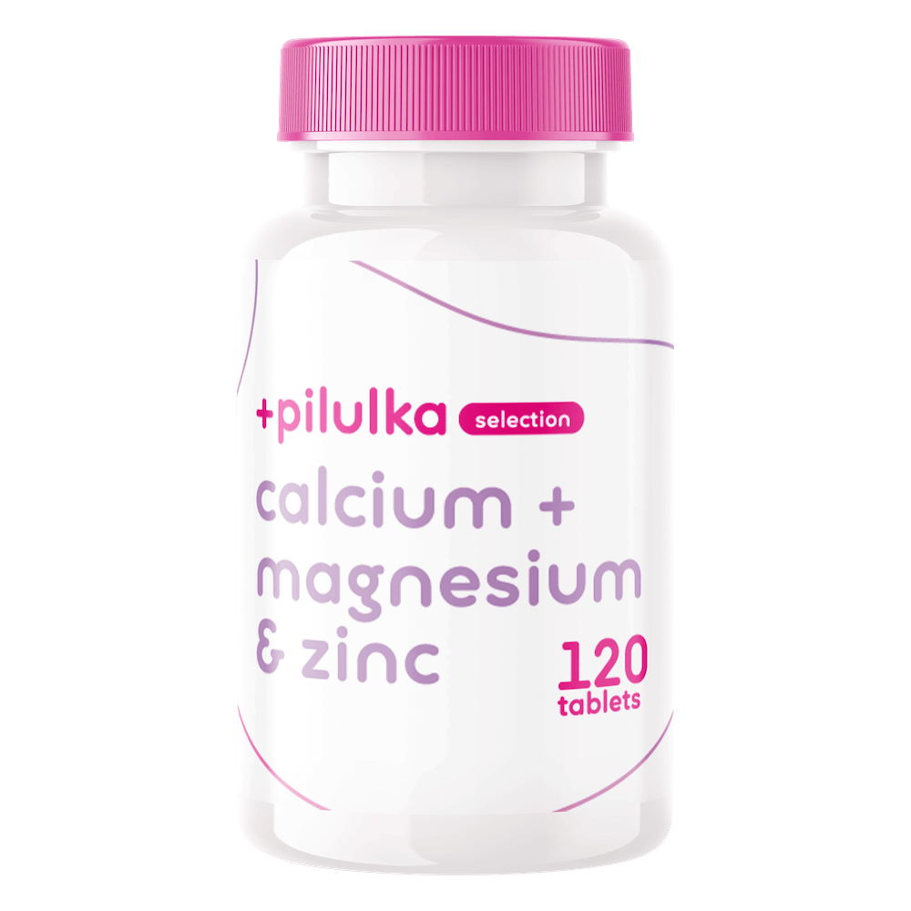 Pilulka Selection Calciu, Magneziu, Zinc Premium 120 comprimate