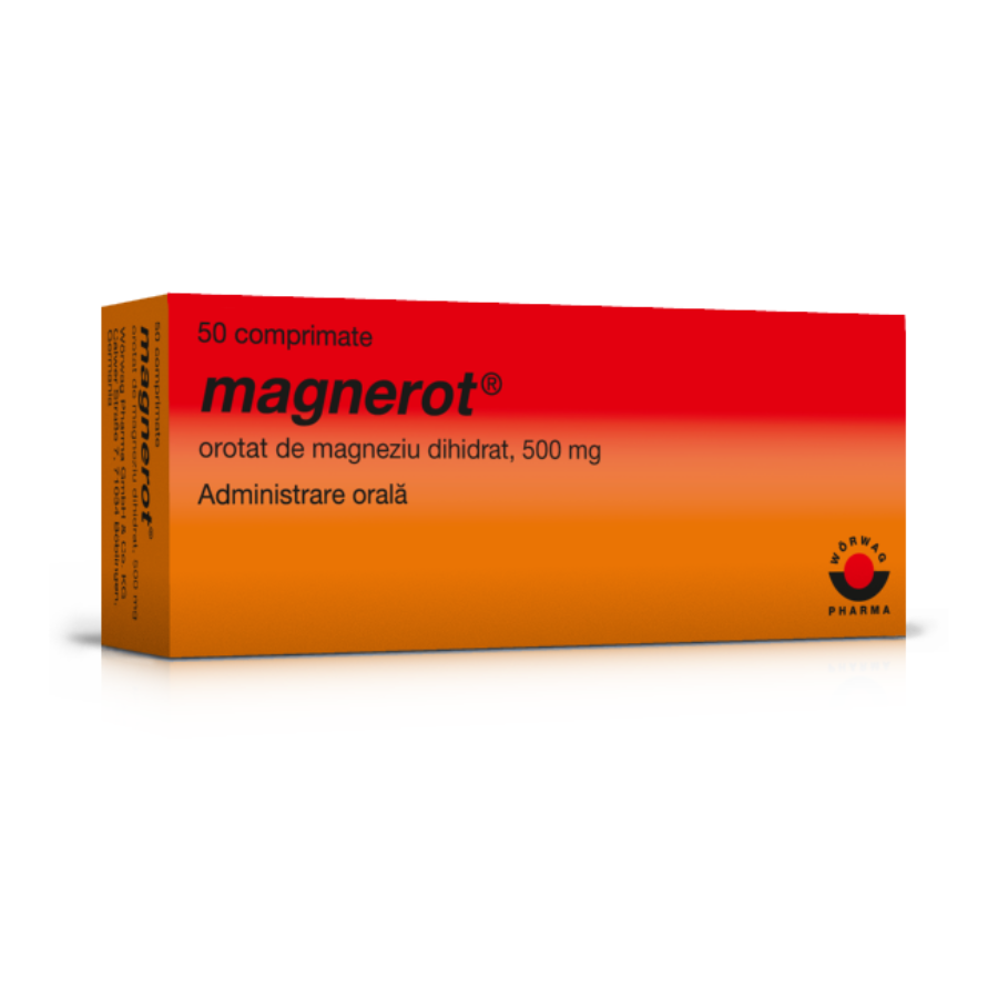 Magnerot 500 mg, Worwag Pharma, 50cpr