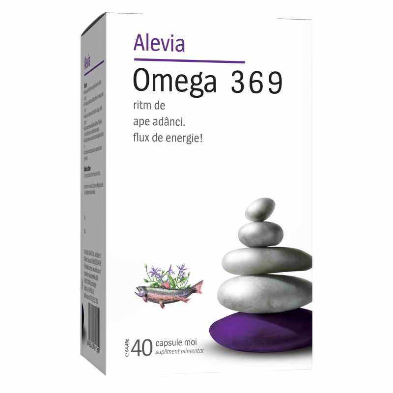 Omega 3-6-9, 40 capsule, Alevia
