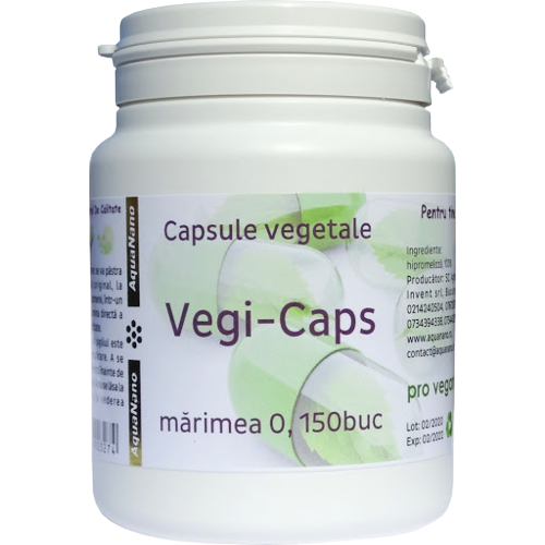 Capsule vegetale goale Vegi-Caps, 150 bucati, Aghoras