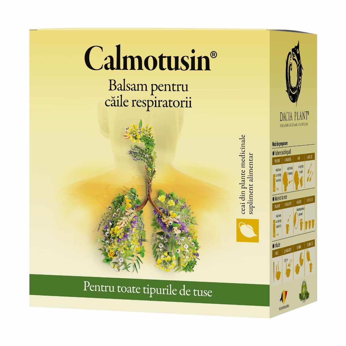 Ceai Calmotusin, 50 g, Dacia Plant