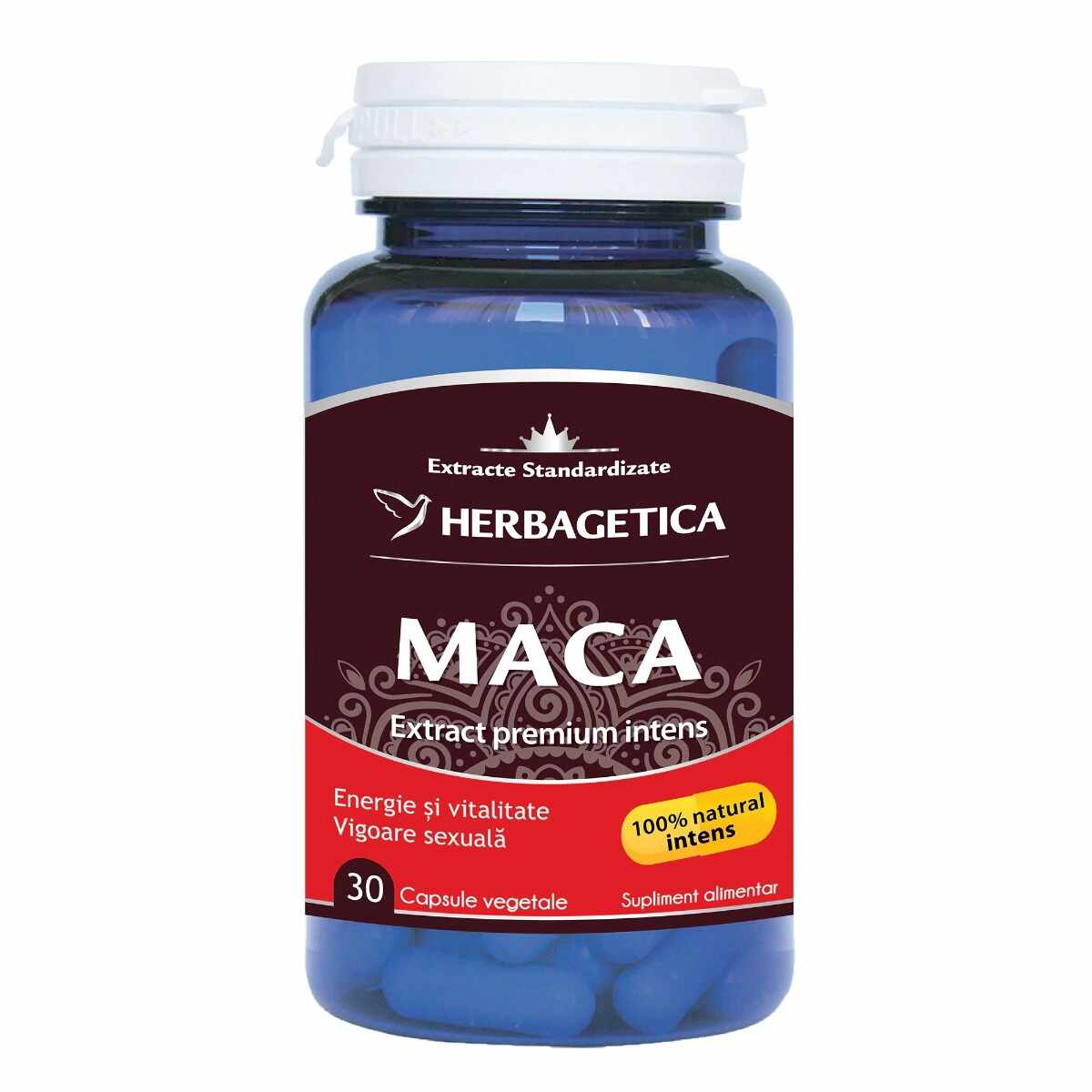 Maca Zen Forte, 30 capsule, Herbagetica
