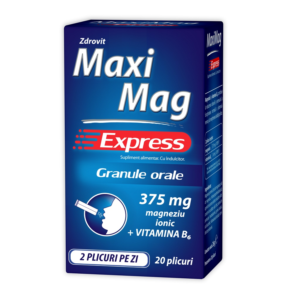 Maximag Express, 20 plicuri, Zdrovit