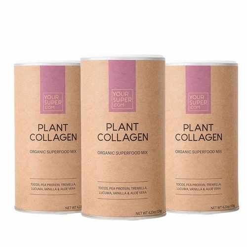 Pachet Cură Completă PLANT COLLAGEN Organic Superfood Mix, 3x 120g | Your Super